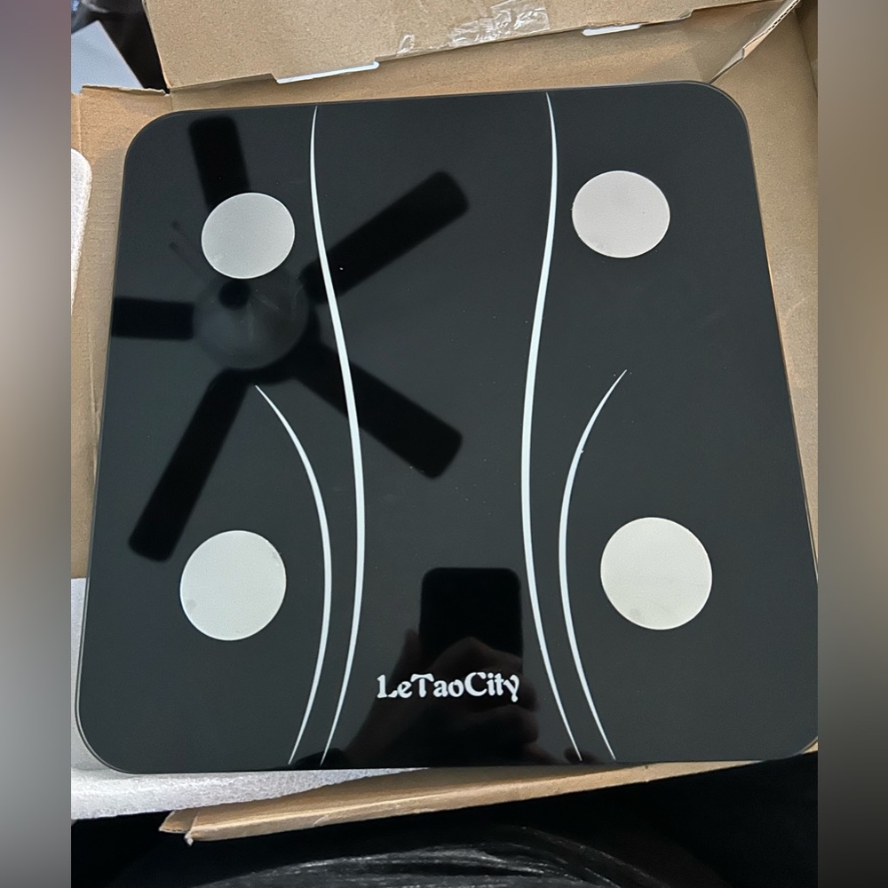LeTaoCity Smart📱Digital Body Fat Scale⚖️Multiple Data Monitoring Bluetooth